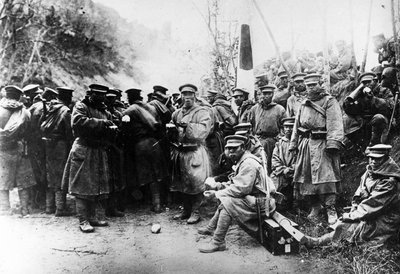 Probably Japanese Troops in China by Japanese Photographer